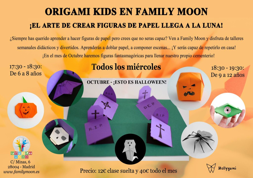 family moon halloween