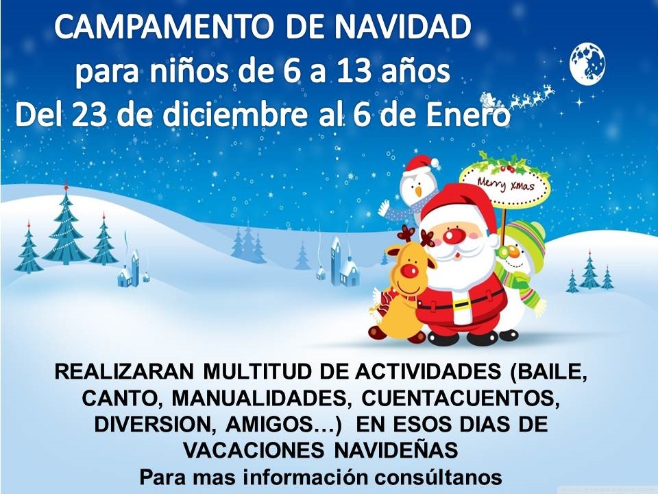 CAMPAMENTOS DE NAVIDAD