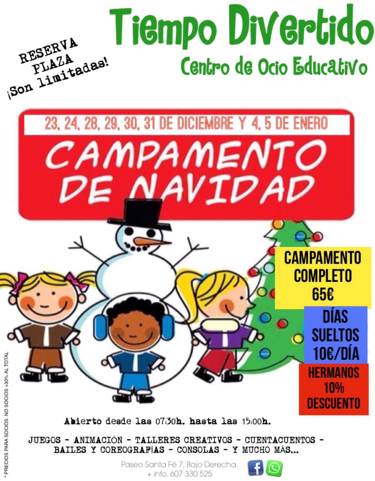 talleres de navidad