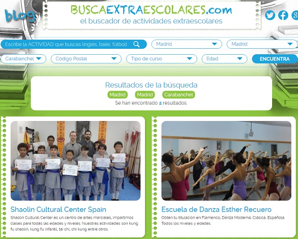 extraescolares en MADRID