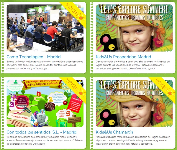 extraescolares en MADRID