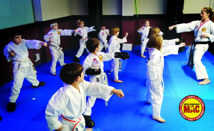 Escuela de artes marciales para niños