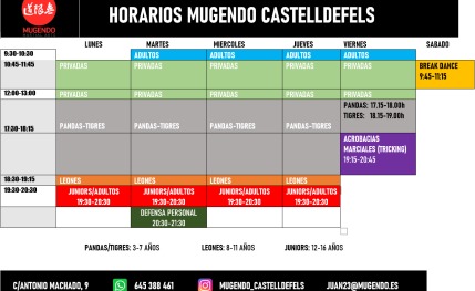 Mugendo, acrobacias marciales, breakdance 
