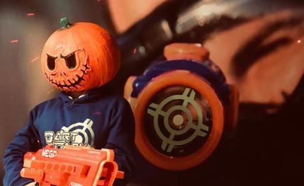 Batallas con pistolas Nerf