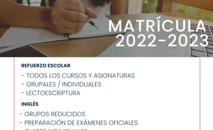 Academia de refuerzo escolar y repaso