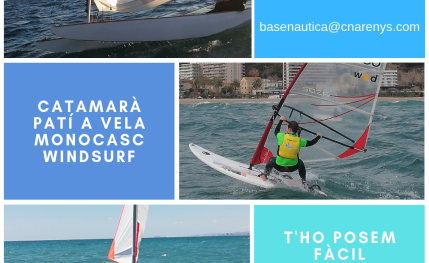 Windsurf, vela ligera, catamarán, Kayak, SUP