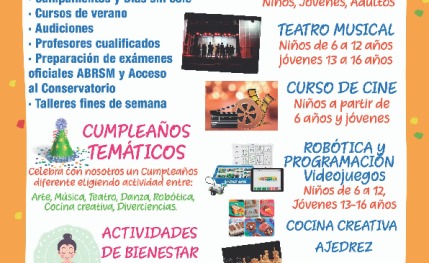 Academia de arte, música y baile